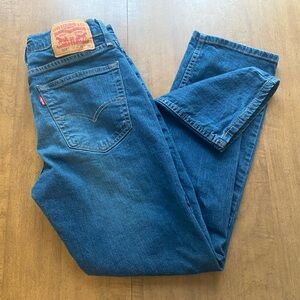 Levi's Men's 514 Blue Jeans Classic Straight Fit 30x 30 -actual inseam about 28”